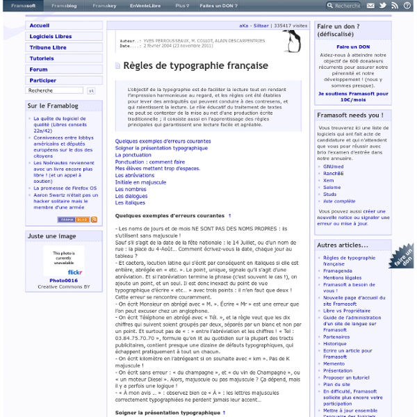 Règles de typographie française - A propos du site
