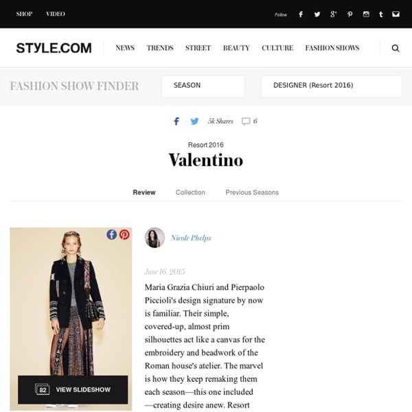 Valentino Resort 2016 Fashion Show: Runway Review