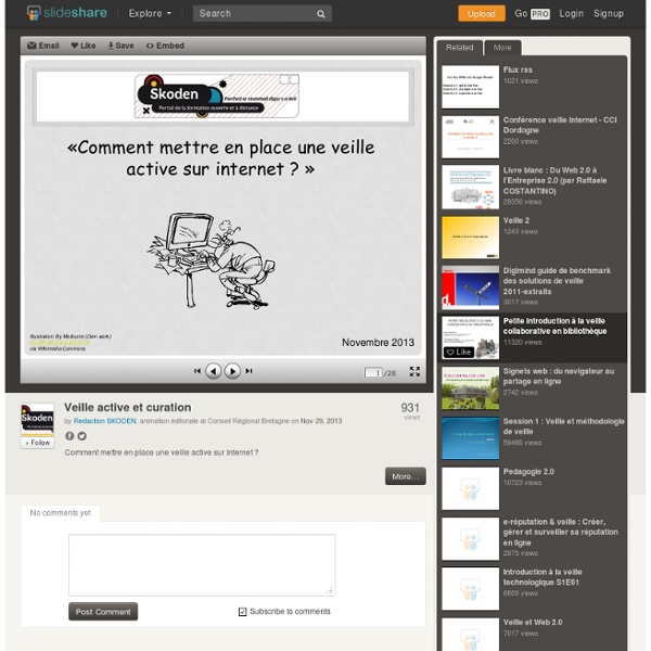 Veille active et curation