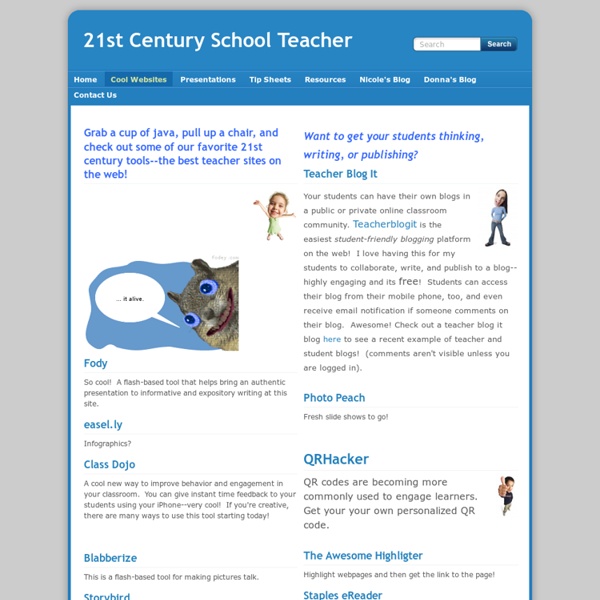 Cool Websites - 21st Century School Teacher