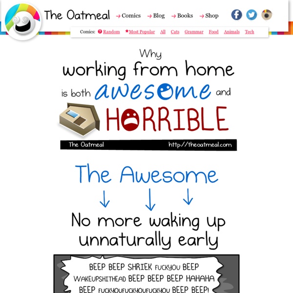 Why working at home is both awesome and horrible