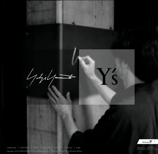 Yohji Yamamoto Official Site