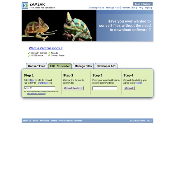 Free online file conversion