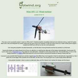 12" Mini turbine