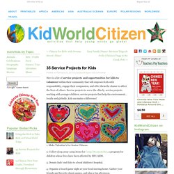 35 Service Projects for Kids