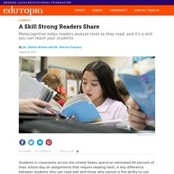 A Skill Strong Readers Share