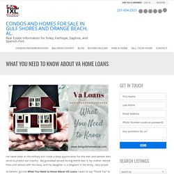 What You Need to Know About VA Home Loans - Baldwin County
