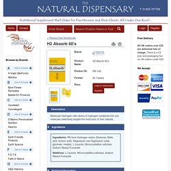 H2 Absorb 60's: The Natural Dispensary