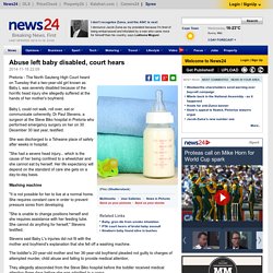 Abuse left baby disabled, court hears