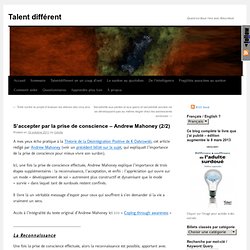 2 : S'accepter par la prise de conscience - Andrew Mahoney (2/2)