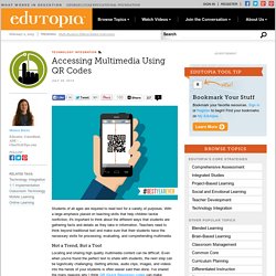 Accessing Multimedia Using QR Codes