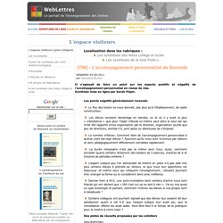[796] - L’accompagnement personnalisé de Seconde