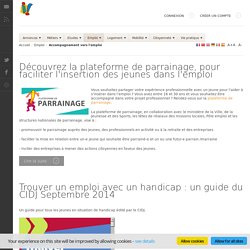 Accompagnement vers l'emploi