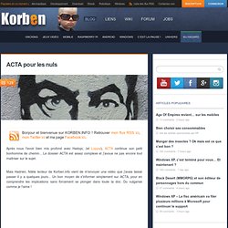 ACTA pour les nuls