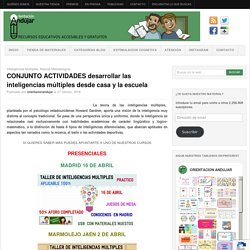CONJUNTO ACTIVIDADES desarrollar las inteligencias múltiples desde casa y la escuela -Orientacion Andujar