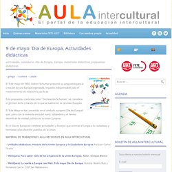 9 de mayo: Día de Europa. Actividades didácticas - Aula Intercultural