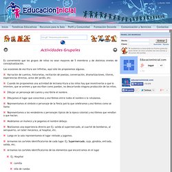 Actividades grupales