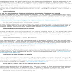 30 actividades para usar las TICs en el aula