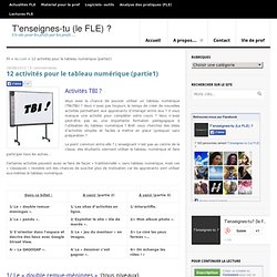12 activités pour le tableau numérique - partie1-