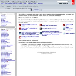 ActionScript® 3 (AS3) API Reference