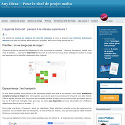 → L'agenda todo-list : passez à la vitesse supérieure !