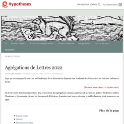 Agrégations de Lettres 2022 – Le Marquetis de Claire Sicard