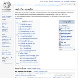 Aide:Cartographie