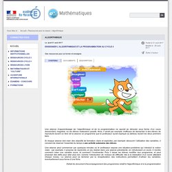 Algorithmique & Programmation au cycle 4