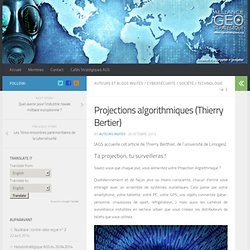 Projections algorithmiques (Thierry Bertier)