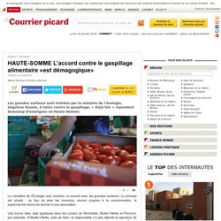 HAUTE-SOMME L’accord contre le gaspillage alimentaire «est démagogique» - Santerre