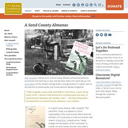 The Aldo Leopold Foundation