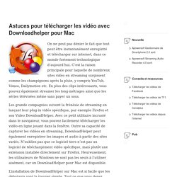 Meilleurs outils alternatifs à DownloadHelper pour Mac