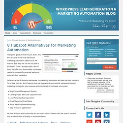 8 Hubspot Alternatives for Marketing Automation