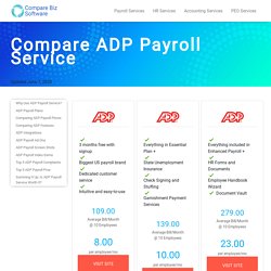 ADP Payroll, Pricing, Features, ADP Reviews Compare ADP Alternatives and Competitors