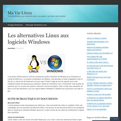 Les alternatives Linux aux logiciels Windows