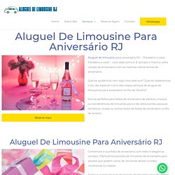 Aluguel de Limousine para Aniversário RJ