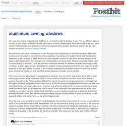 awning windows