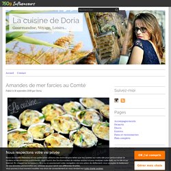Amandes de mer farcies au comté