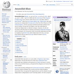 Amanullah Khan