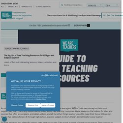 31 Amazing Sources for Free Teacher Resources