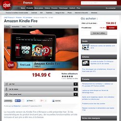 Amazon Kindle Fire : le test
