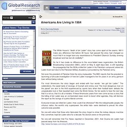 Americans Are Living In 1984