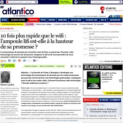 L'ampoule lifi est-elle à la hauteur de sa promesse ?