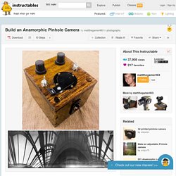 Construire un sténopé Anamorphic