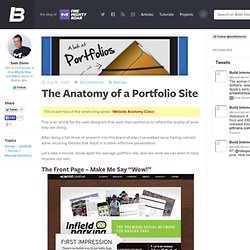 The Anatomy of a Portfolio Site