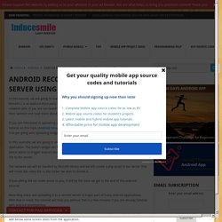 Android Record and Upload Video to Server Using Retrofit 2