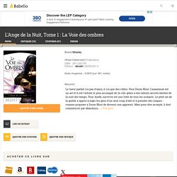 L'Ange de la Nuit, Tome 1 : La Voie des ombres