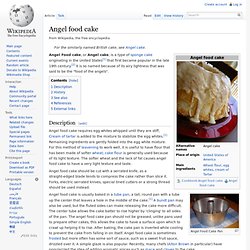 Angel food cake