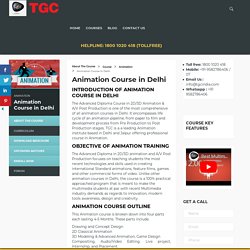 Best Animation Institute In Delhi