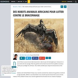 Des robots animaux africains pour lutter contre le braconnage